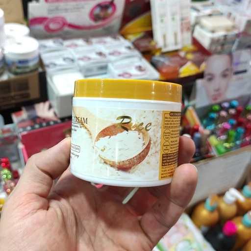کرم ترمیم پوست برنج   خلوص 99 درصدی برنج مرطوب کننده ابرسانی قوی مغذی با مواد گیاهی برنج روشن کننده نقاط تیره بدن جوان سازی پوست